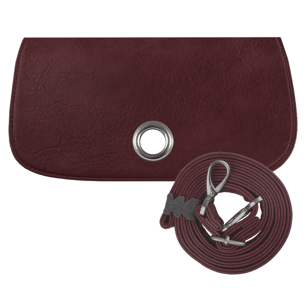 Cover und Schultergurt aubergine