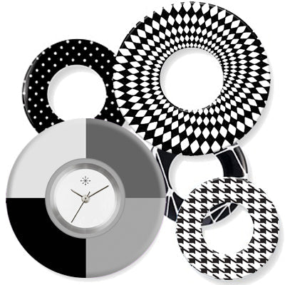 Print Design Schwarz-Grau