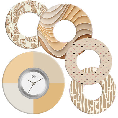 Print Design Weiß-Beige