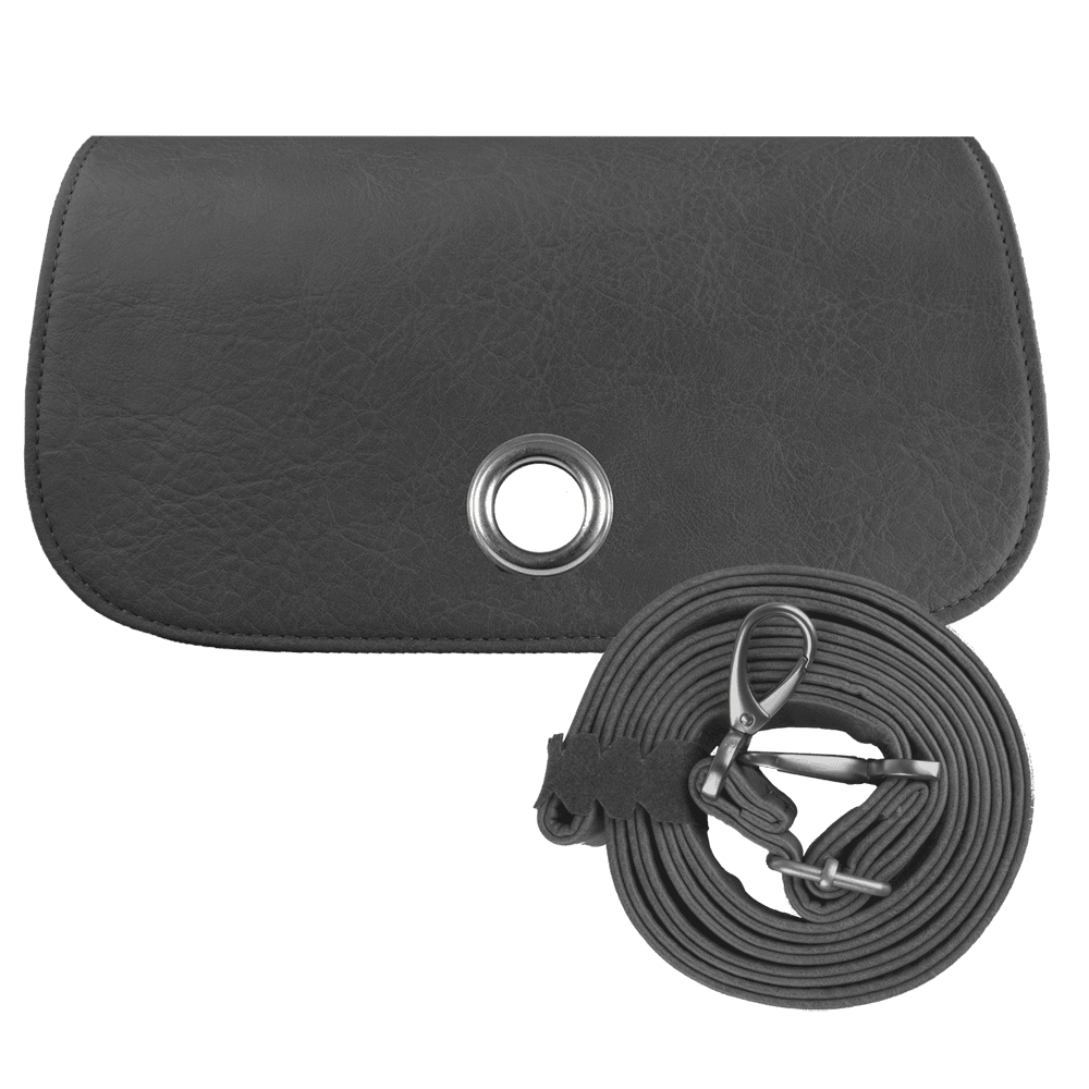 Cover and shoulder strap anthracite