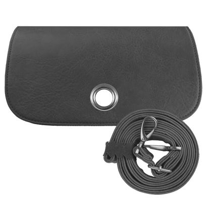 Cover and shoulder strap anthracite