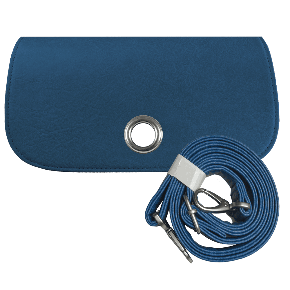 Cover and shoulder strap navy blue