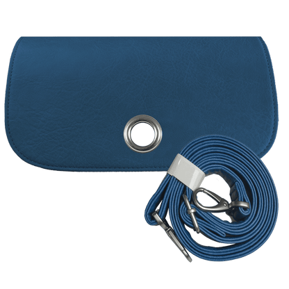 Cover and shoulder strap navy blue