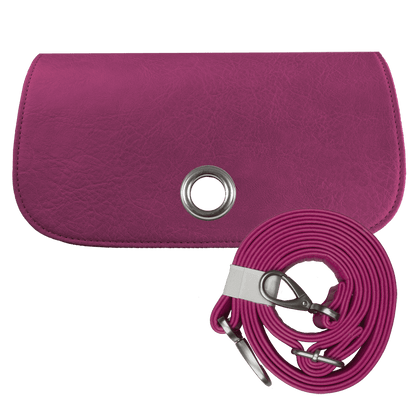 Cover and shoulder strap fuchsia
