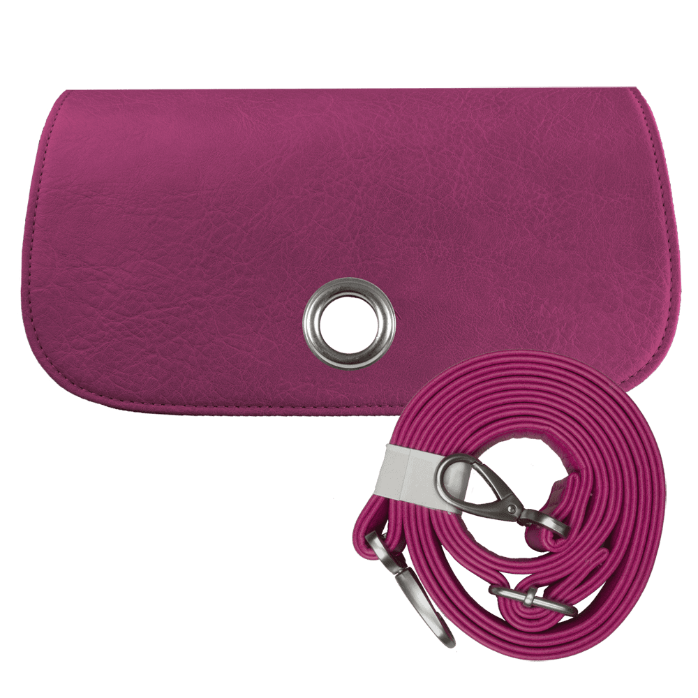 Cover and shoulder strap fuchsia
