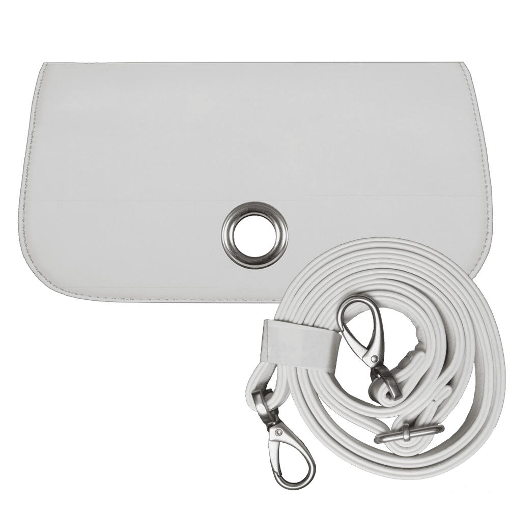 Cover and shoulder strap off-white