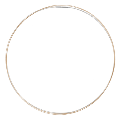 Stahlreif bicolor (Gold / Edelstahl / 5 Stränge)