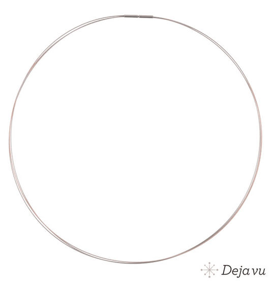 Stahlreif bicolor (Rosegold / Edelstahl / 5 Stränge)