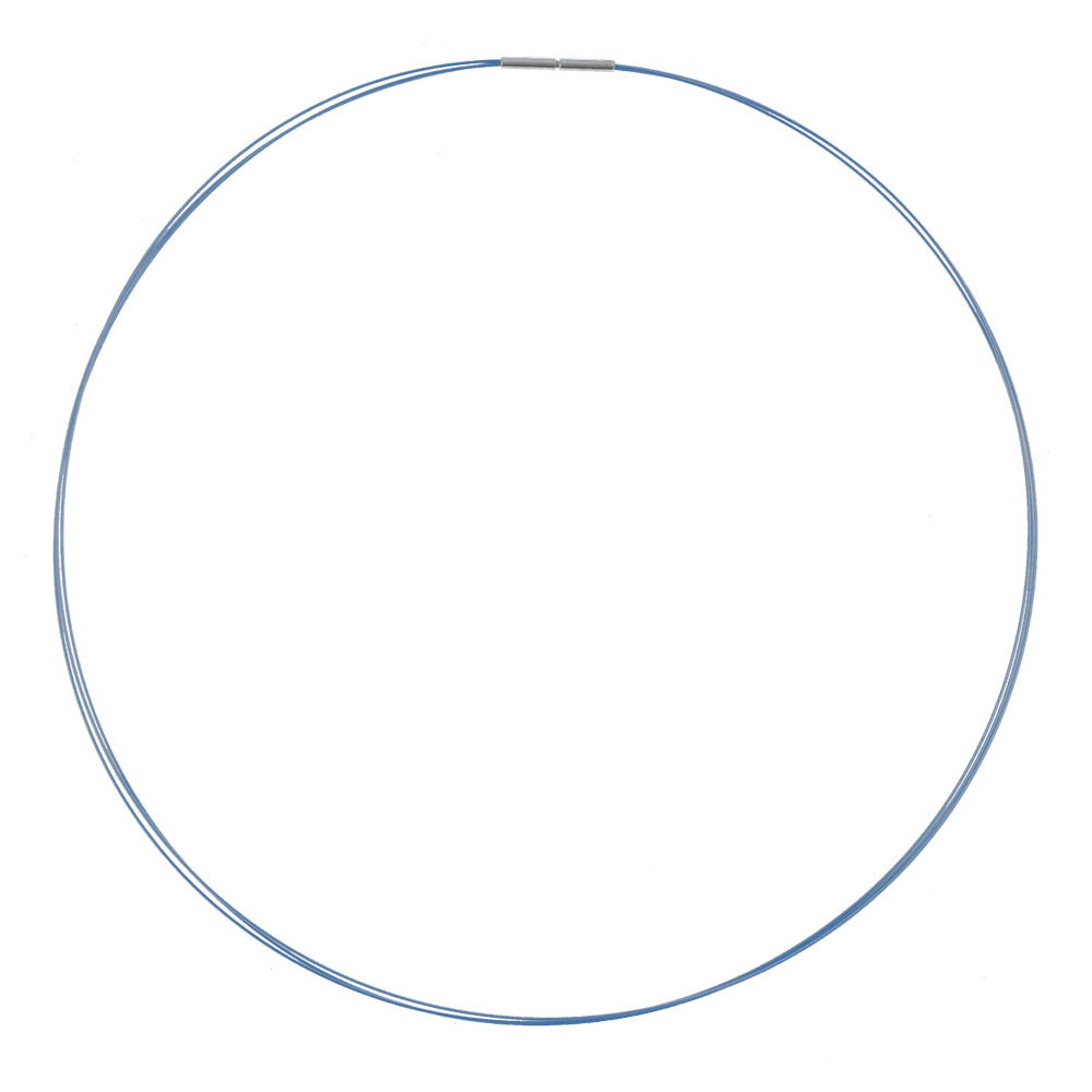 Stainless Steel Hoop IP Blue (5 Strands)