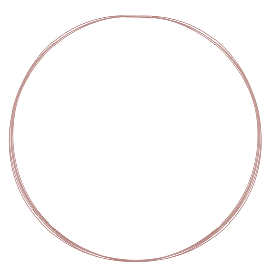 Stahlreif IP Rosegold (5 Stränge)