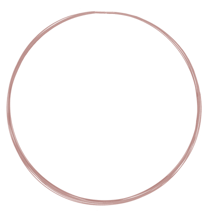 Steel hoop IP rose gold (10 strands)